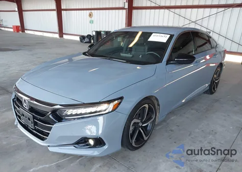 2022 Honda Accord Sport из США, поврежденный, VIN 1HGCV1F31NA084046